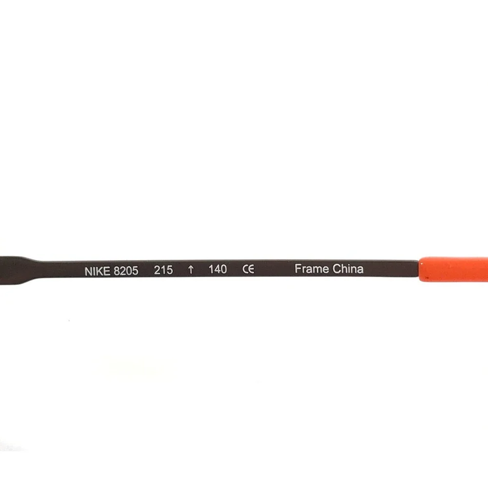 Nike Eyeglasses Frames 8205 215 Brown Bronze Orange Rectangle Wire Rim 52-17-140